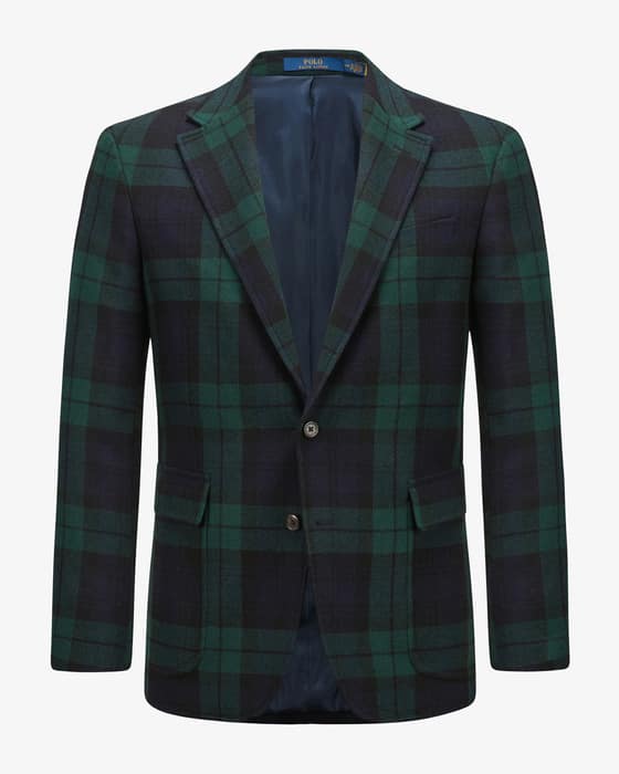 Modern-fit jacket in a wool blend