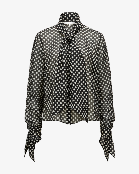 Bluse The Polka Dot Nouvelle aus Seide