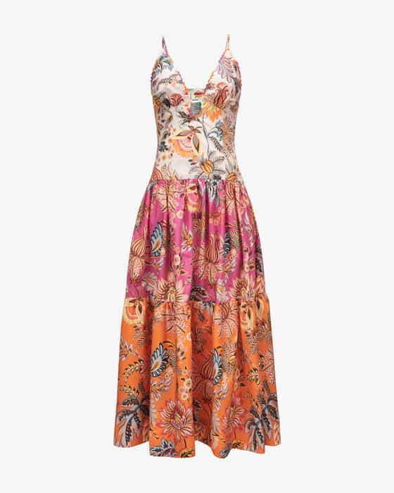 Maxikleid Ligia Floral Mix aus Bio-Baumwolle