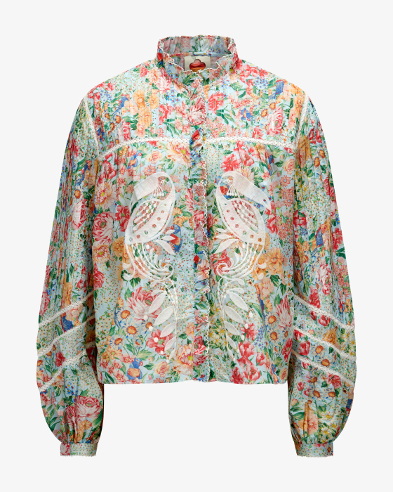 Bluse Rendeira aus Baumwolle