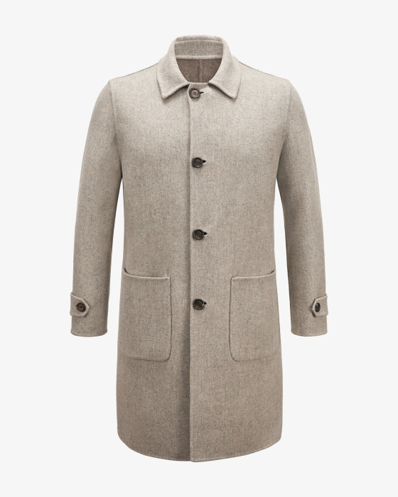 Mantel aus Wolle und Cashmere