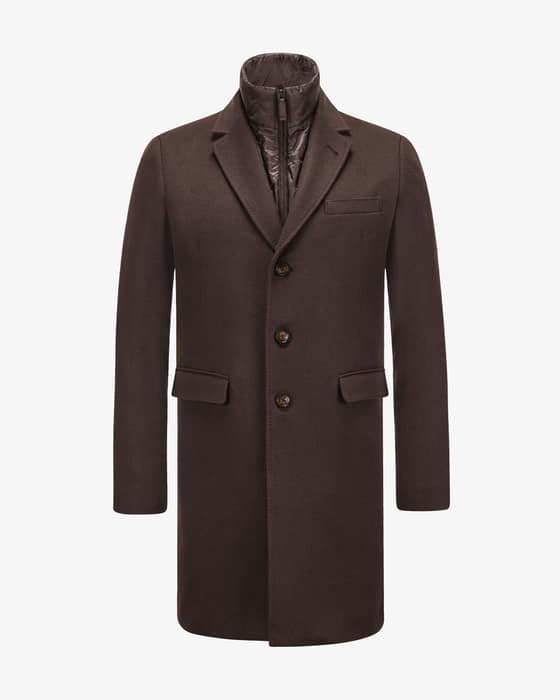 Hybrid-Mantel aus Cashmere