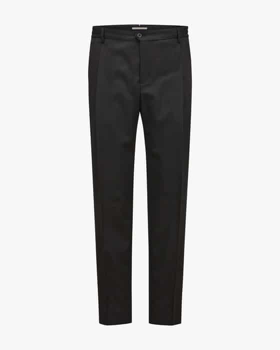 Morgan’s trousers made from a virgin wool blend