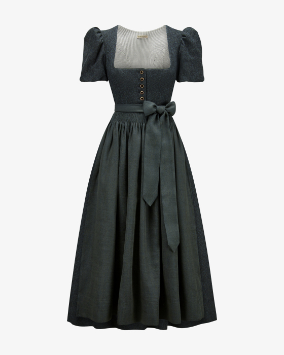x LODENFREY Dirndl lang Laura mit Schürze 