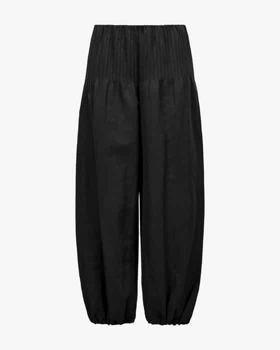 Cotton/linen blend trousers
