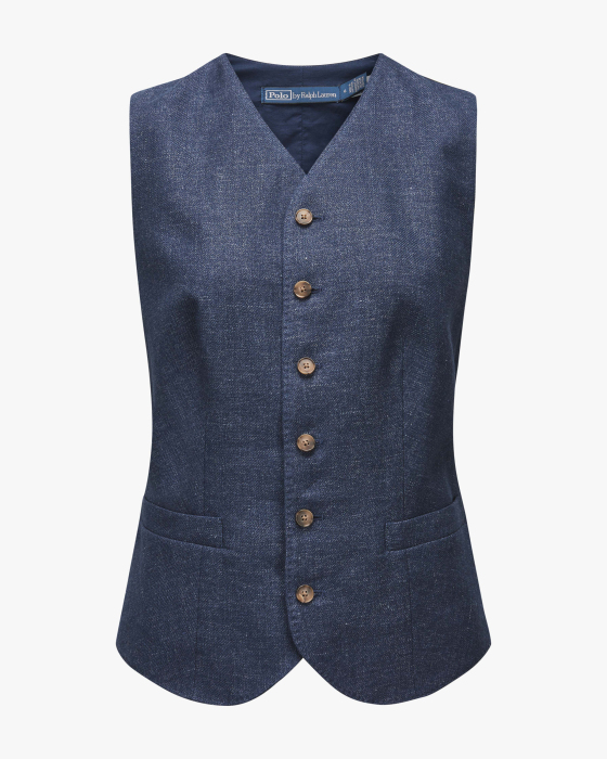 Linen and cotton waistcoat
