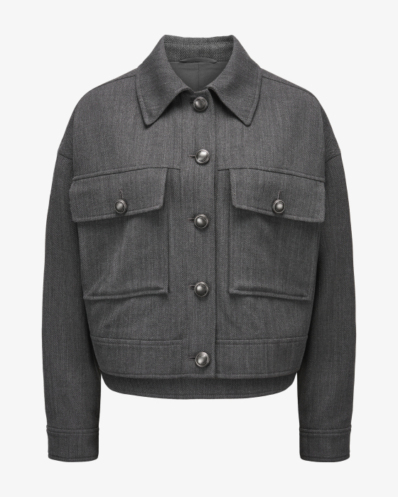 Jacke aus Schurwolle