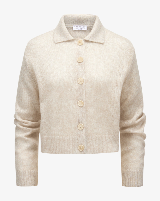 Strickjacke aus Mohair-Mix