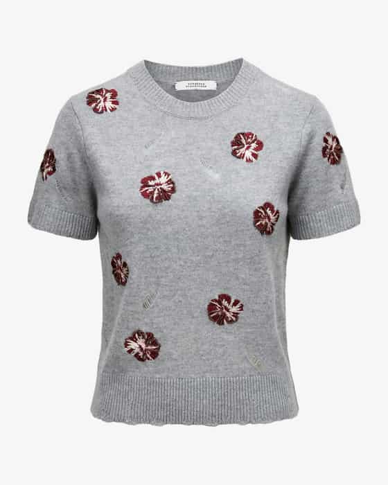 Blooming Statements knitted shirt in virgin wool and cashmere