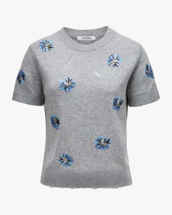 Blooming Statements knitted shirt in virgin wool and cashmere