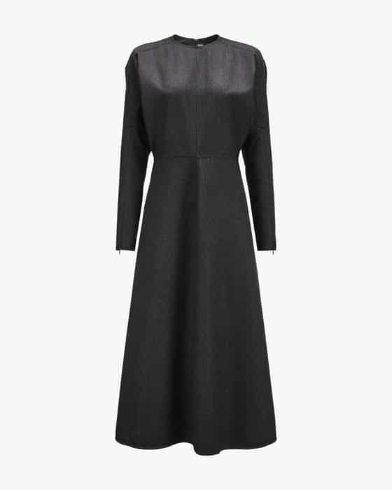 Doman dress in virgin wool