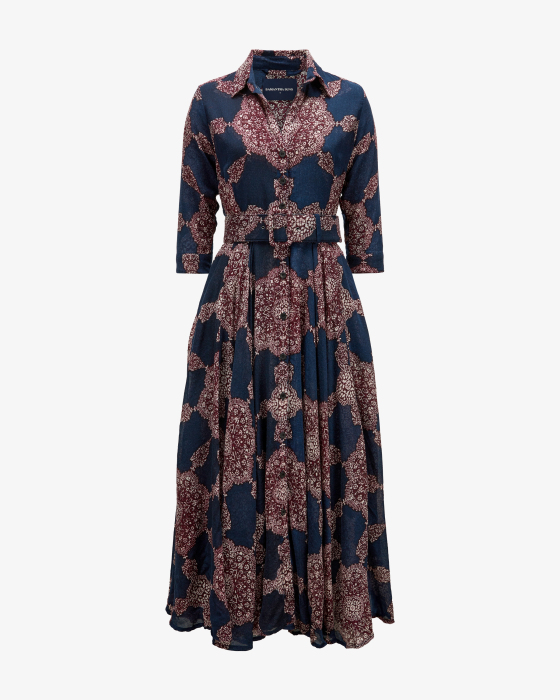Maxikleid Aster aus Wolle