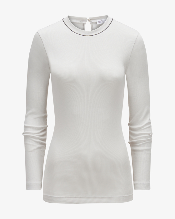 Longsleeve aus Baumwolle