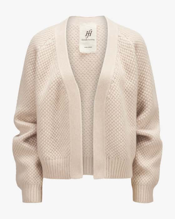 Cashmere and cotton cardigan