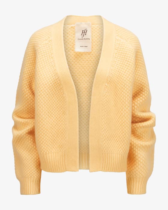 Cashmere and cotton cardigan
