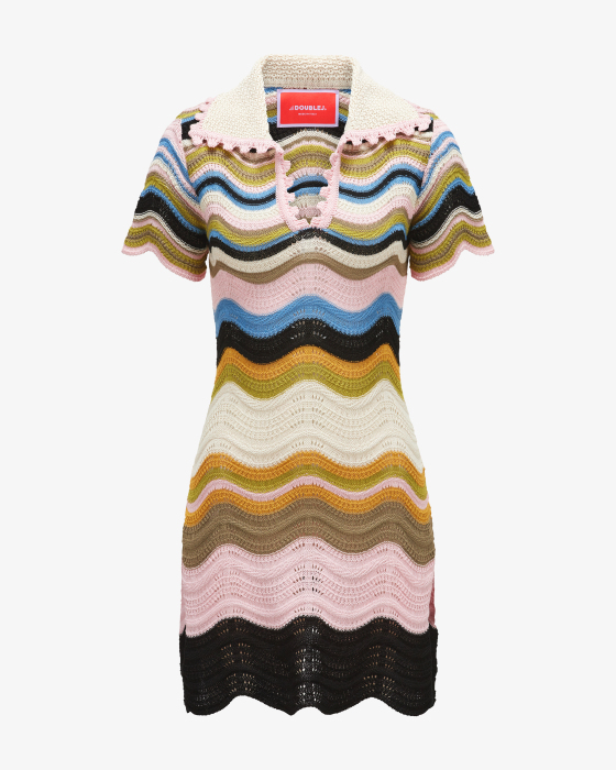 Strickkleid aus Baumwolle