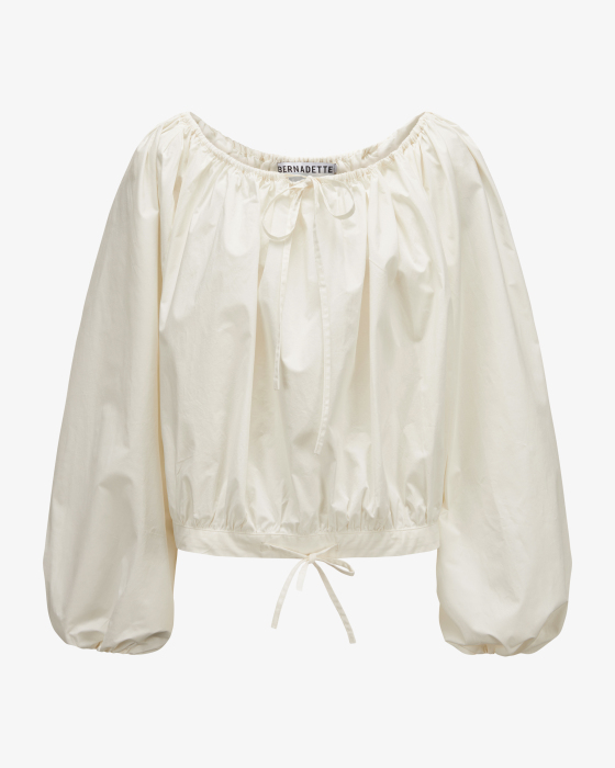 Off-Shoulder Bluse aus Baumwolle