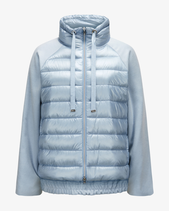 Wool blend down jacket