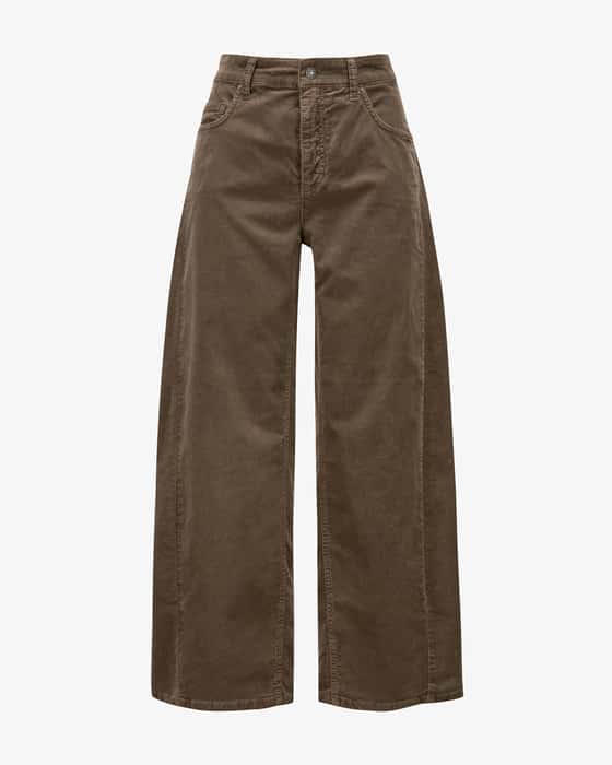 Oria 7/8-length cotton corduroy trousers