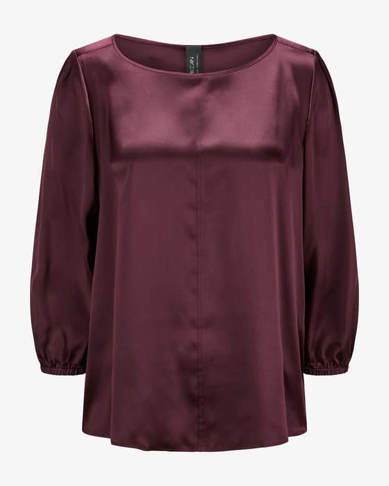 Satinshirt aus Seide