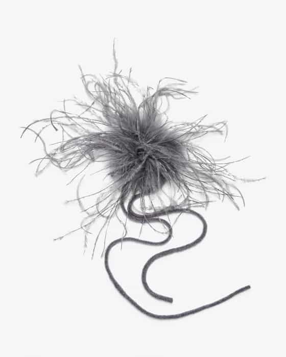 Feather brooch