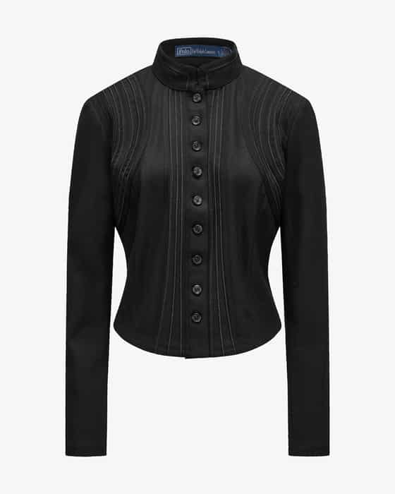 Cotton and wool blazer