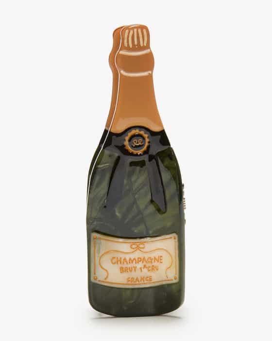 Champagne hair clip