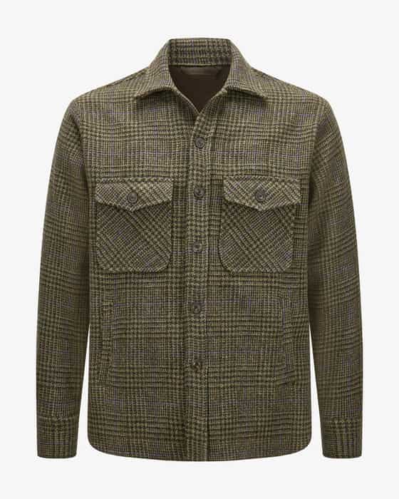 Wool overshirt
