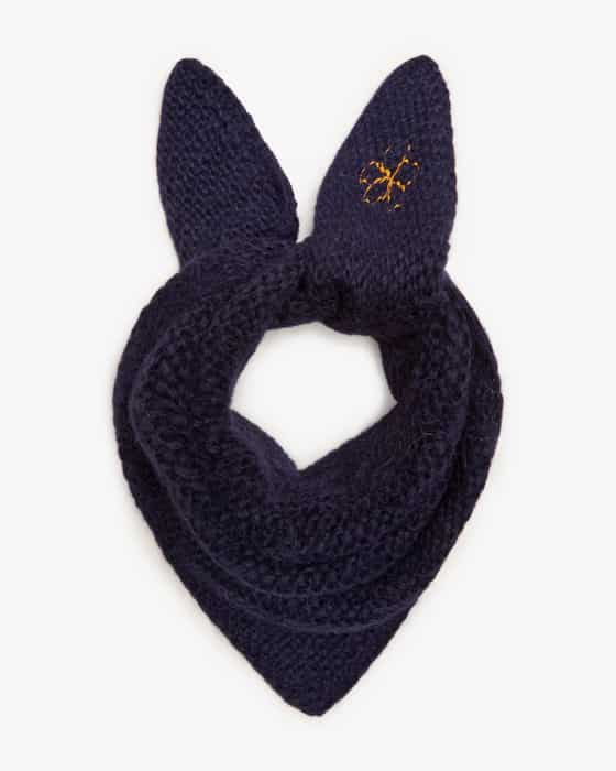 Stricktuch Bandana aus Alpakawoll-Mix