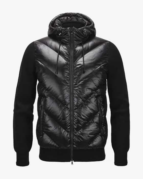 Hybrid-Strickjacke 