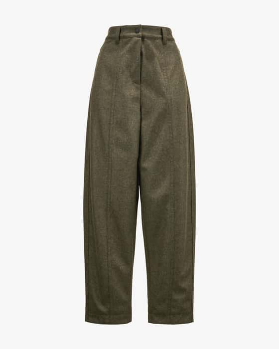 Trousers made from virgin wool
