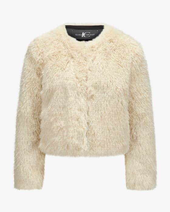 Faux fur jacket