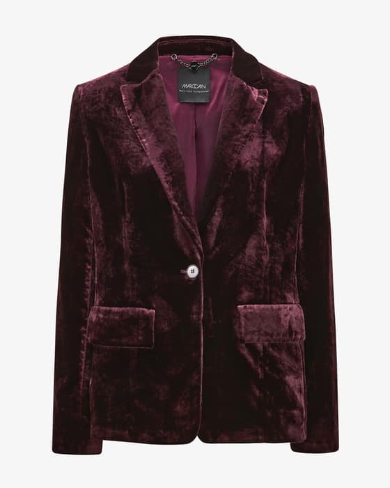 Viscose-blend blazer 