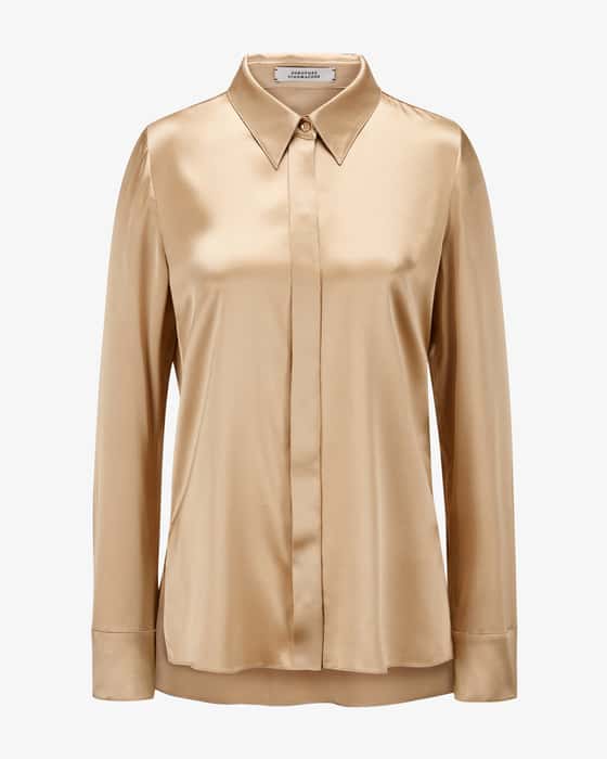 'Sense of Shine' silk blouse