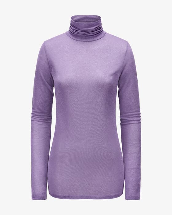 Soft Shimmer Turtleneck Jumper 