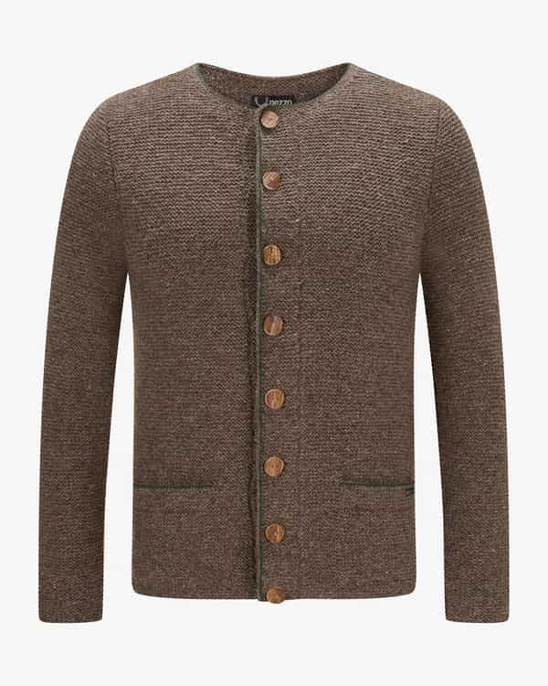 Traditional hand-knitted cardigan 