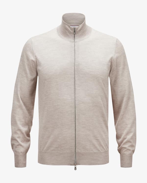 Strickjacke aus Cashmere und Seide