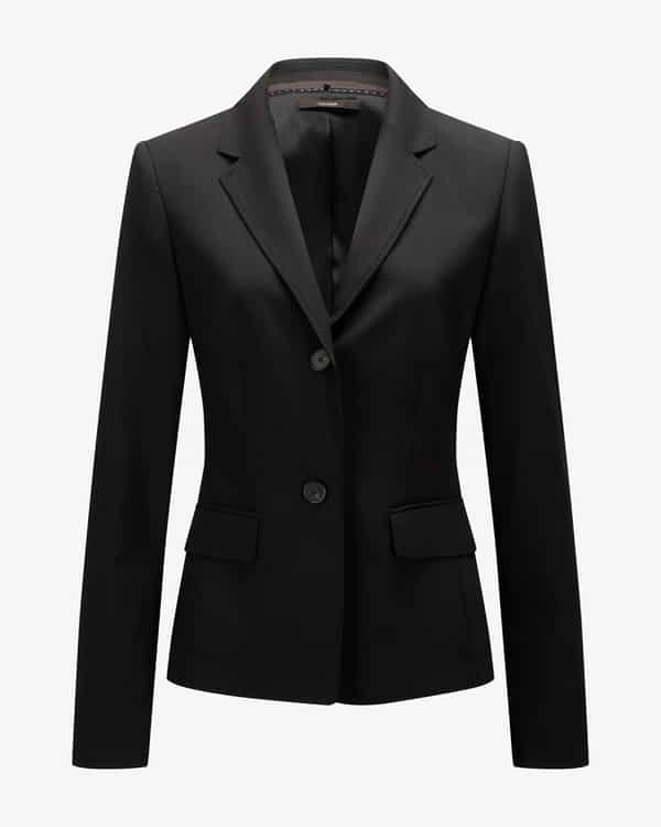 Blazer in virgin wool mix