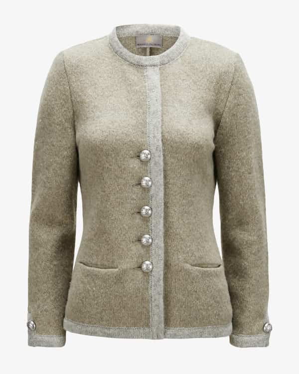 Trachten-Strickjacke aus Wolle 