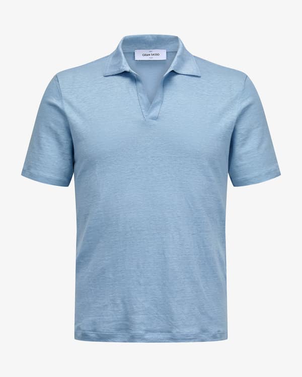 Leinen-Polo-Shirt