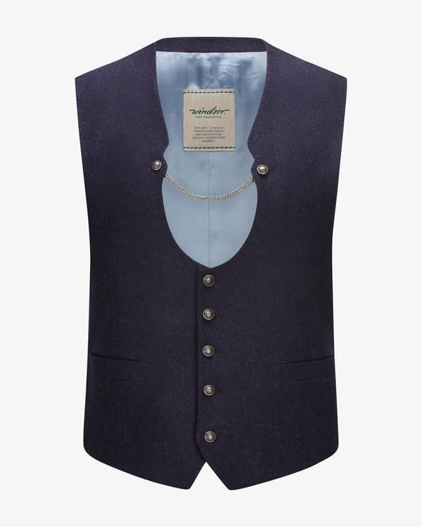 Windsor Miesbach traditional costume vest at LODENFREY