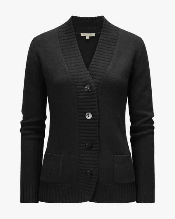 Cashmere-Strickjacke