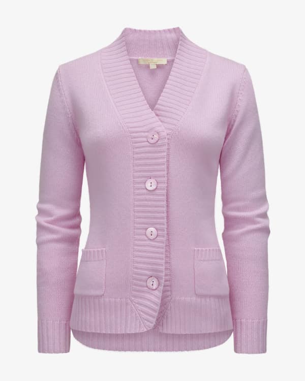 Cashmere-Strickjacke