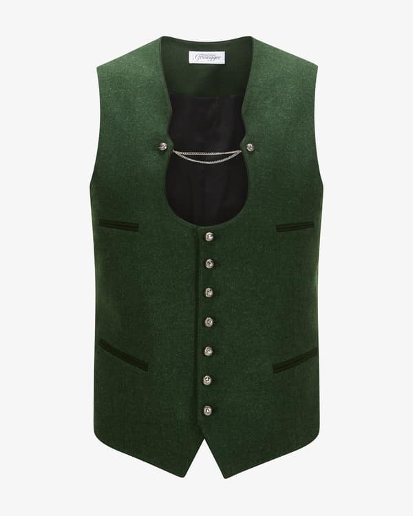 Grasegger Manufaktur Batzen Trachtenweste  bei LODENFREY