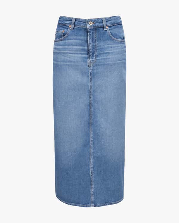 AG Jeans Maxi denim skirt at LODENFREY