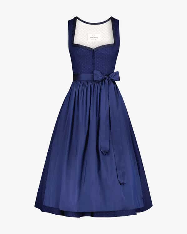 Silk & Pearls x LODENFREY Midi-Dirndl mit Seidenschürze  bei LODENFREY