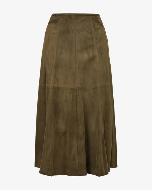 Habsburg Odila traditional leather skirt  at LODENFREY