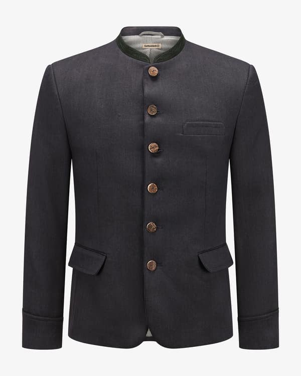 Helmut Trachtenjanker aus Leinen und Baumwolle