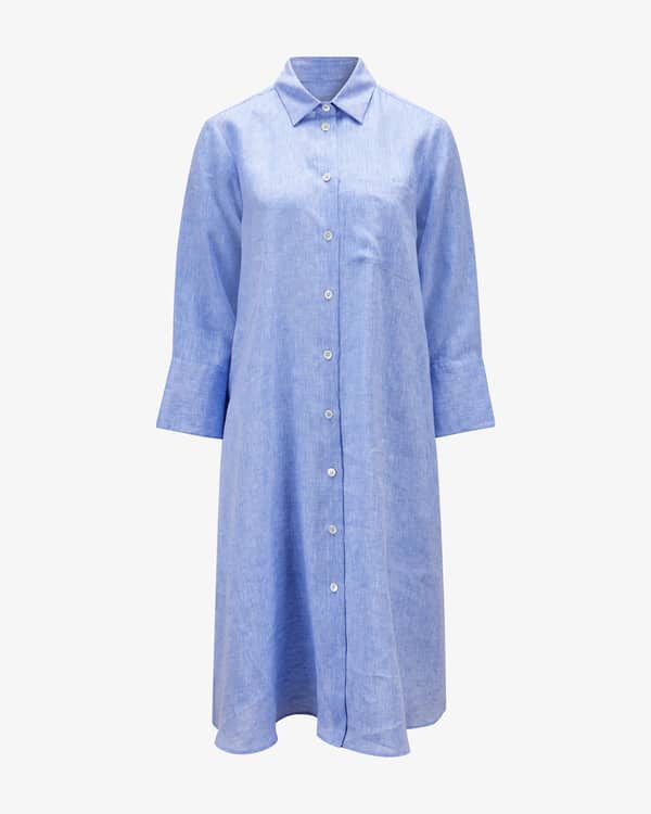 Leinen-Hemdblusenkleid Lena