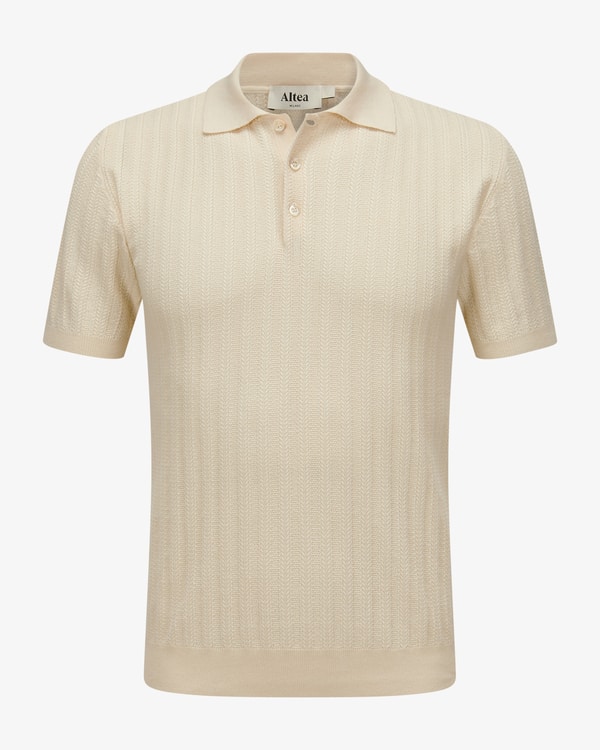 Strick-Poloshirt